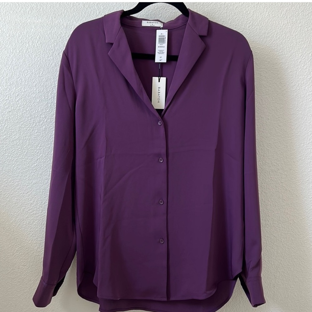 Aritzia Babaton Monocle button-up blouse - Picture 2 of 5